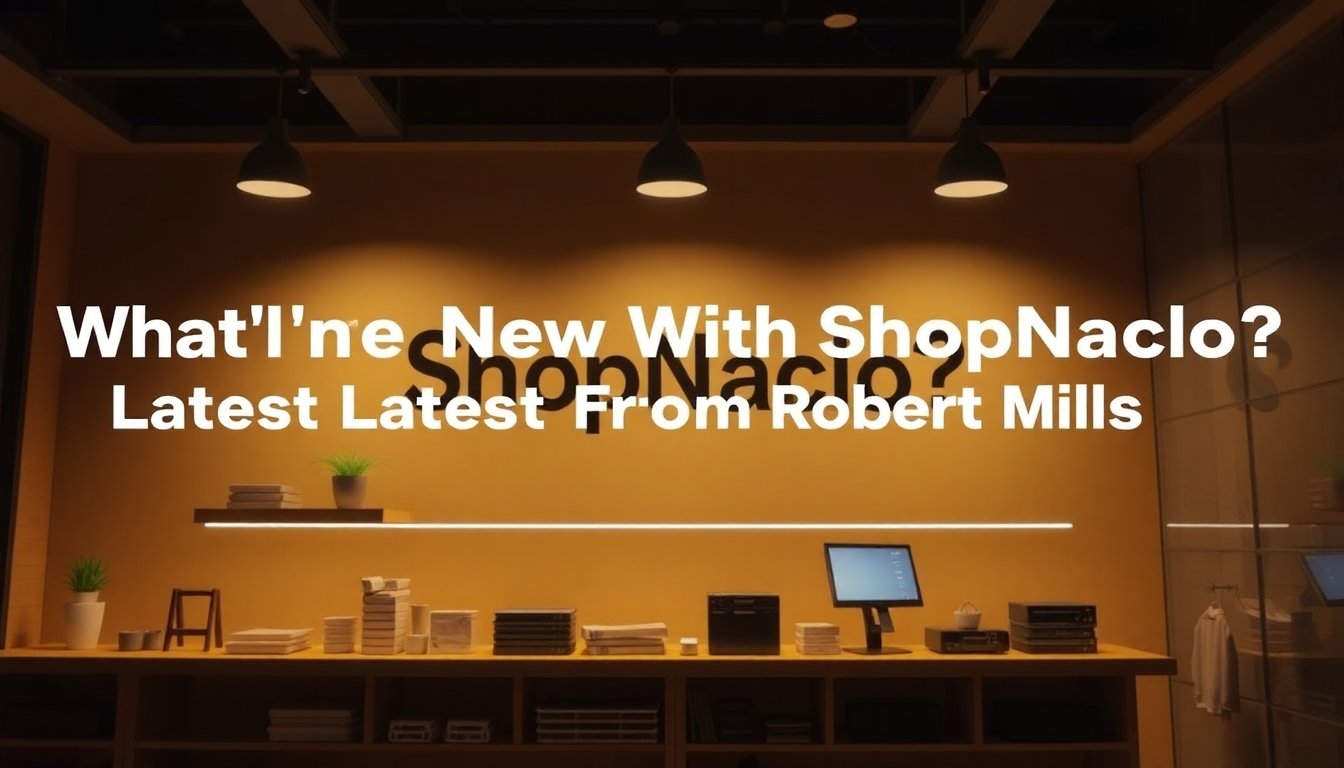 latest on shopnaclo from author robert mills